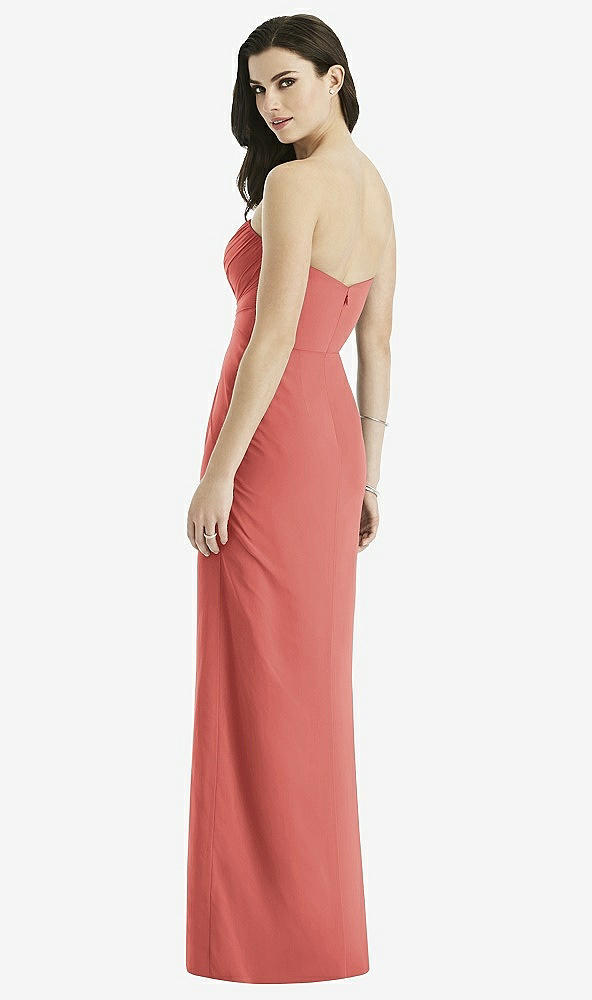 Back View - Coral Pink Studio Design Bridesmaid Dress 4523
