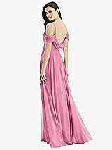 Front View Thumbnail - Orchid Pink Off-the-Shoulder Open Cowl-Back Maxi Dress