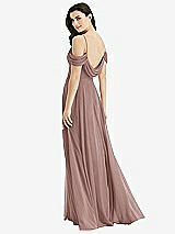 Front View Thumbnail - Sienna Off-the-Shoulder Open Cowl-Back Maxi Dress