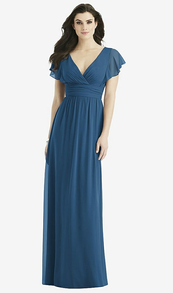 Front View - Dusk Blue Studio Design Bridesmaid Dress 4526