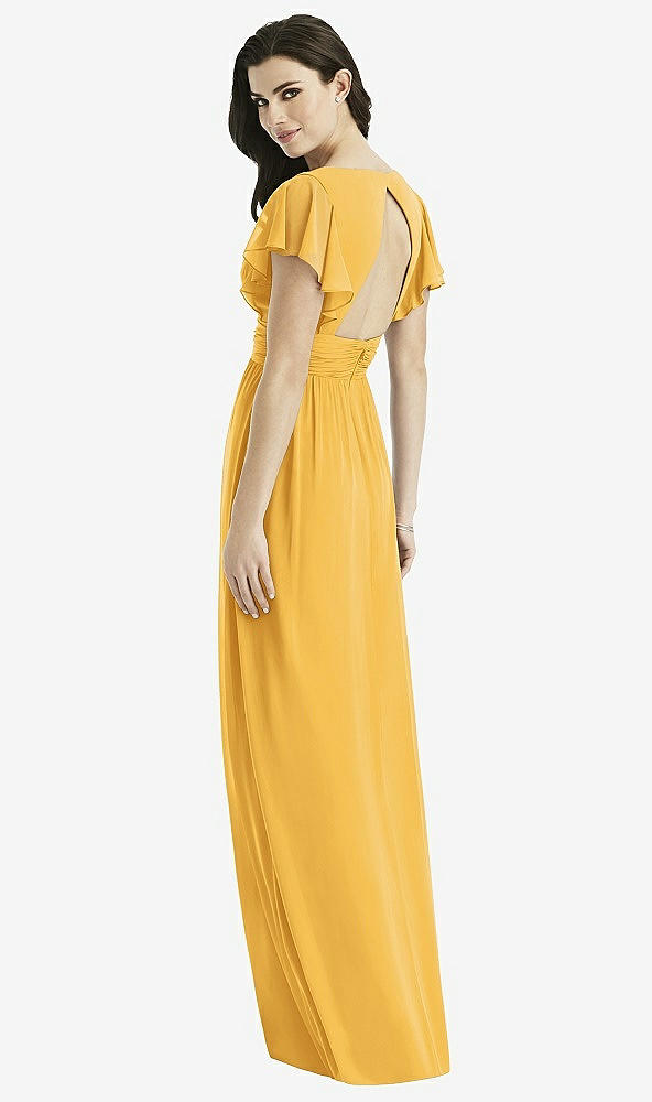 Back View - NYC Yellow Studio Design Bridesmaid Dress 4526