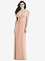 Front View Thumbnail - Pale Peach Studio Design Bridesmaid Dress 4526