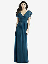 Front View Thumbnail - Atlantic Blue Studio Design Bridesmaid Dress 4526