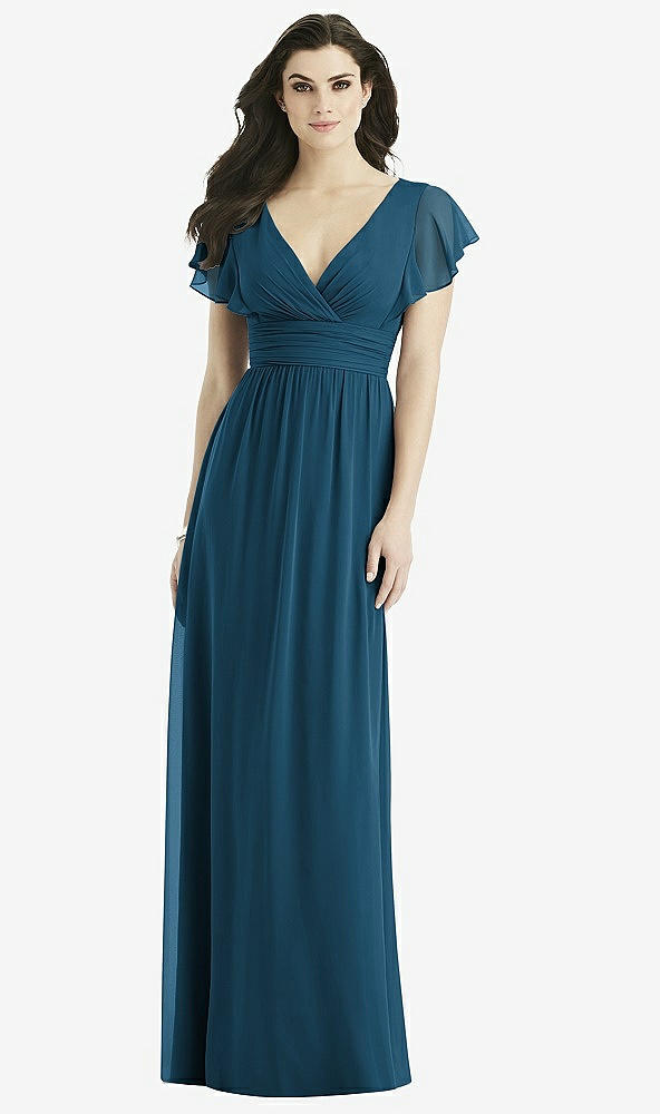 Front View - Atlantic Blue Studio Design Bridesmaid Dress 4526