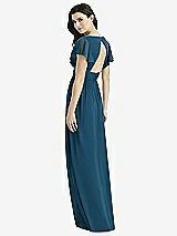 Rear View Thumbnail - Atlantic Blue Studio Design Bridesmaid Dress 4526