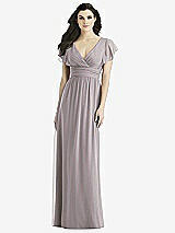 Front View Thumbnail - Cashmere Gray Studio Design Bridesmaid Dress 4526