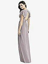 Rear View Thumbnail - Cashmere Gray Studio Design Bridesmaid Dress 4526