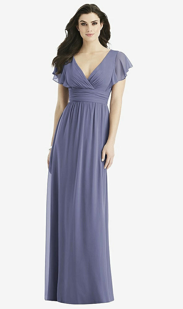 Front View - French Blue Studio Design Bridesmaid Dress 4526