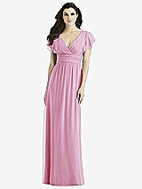 Front View Thumbnail - Powder Pink Studio Design Bridesmaid Dress 4526