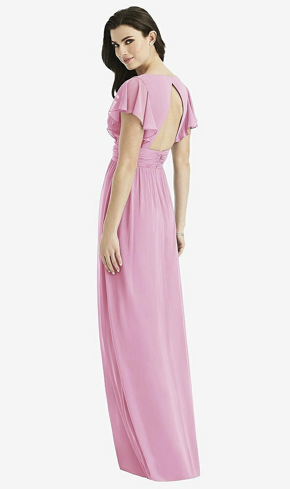 Back View - Powder Pink Studio Design Bridesmaid Dress 4526