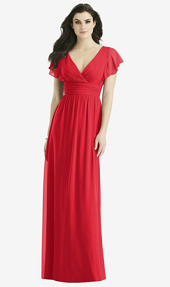 Front View - Parisian Red Studio Design Bridesmaid Dress 4526