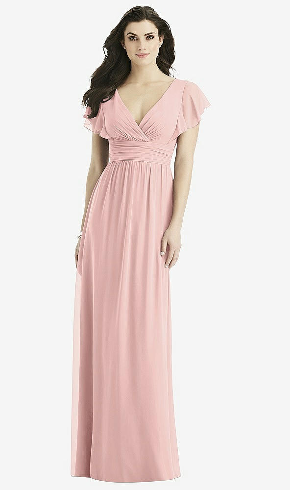 Front View - Rose - PANTONE Rose Quartz Studio Design Bridesmaid Dress 4526