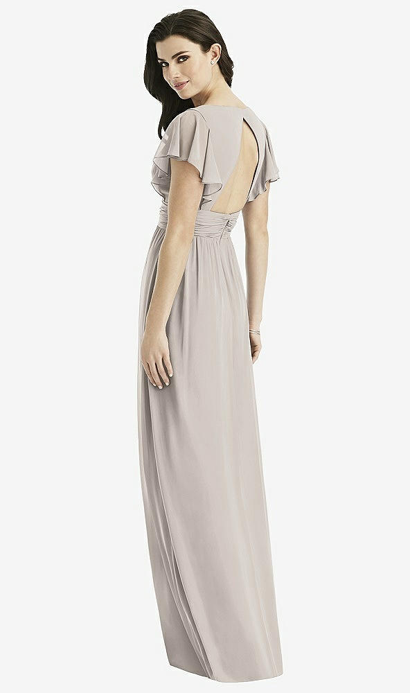 Back View - Taupe Studio Design Bridesmaid Dress 4526