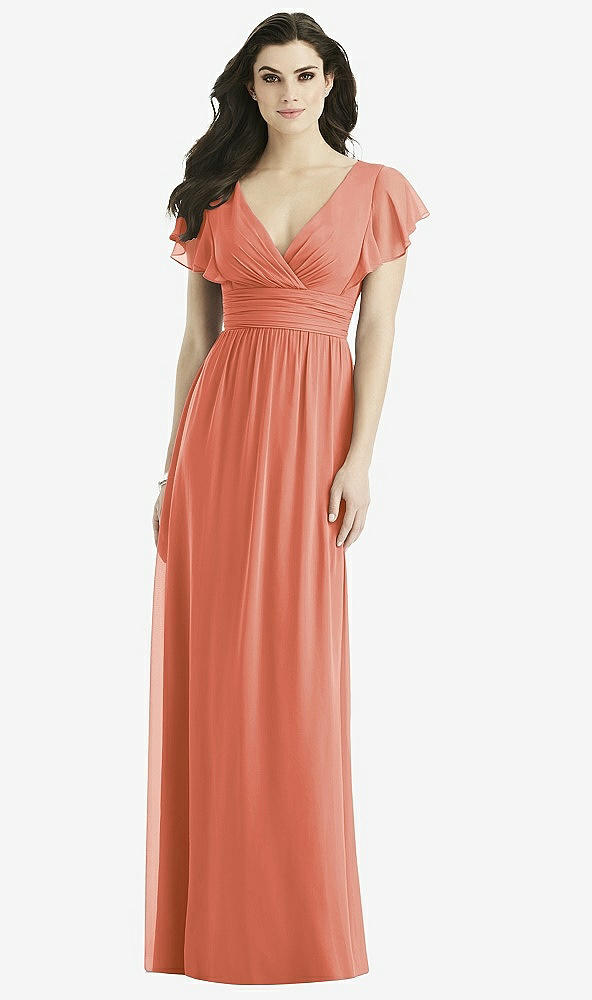 Front View - Terracotta Copper Studio Design Bridesmaid Dress 4526