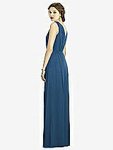 Rear View Thumbnail - Dusk Blue Dessy Bridesmaid Dress 3005