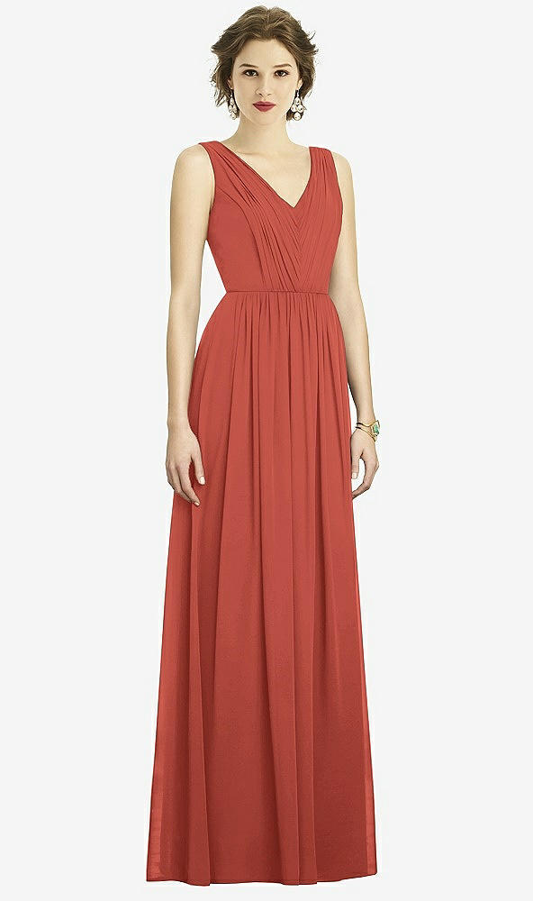 Front View - Amber Sunset Dessy Bridesmaid Dress 3005