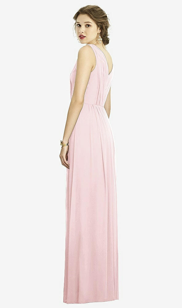 Back View - Ballet Pink Dessy Bridesmaid Dress 3005