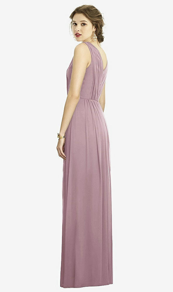 Back View - Dusty Rose Dessy Bridesmaid Dress 3005