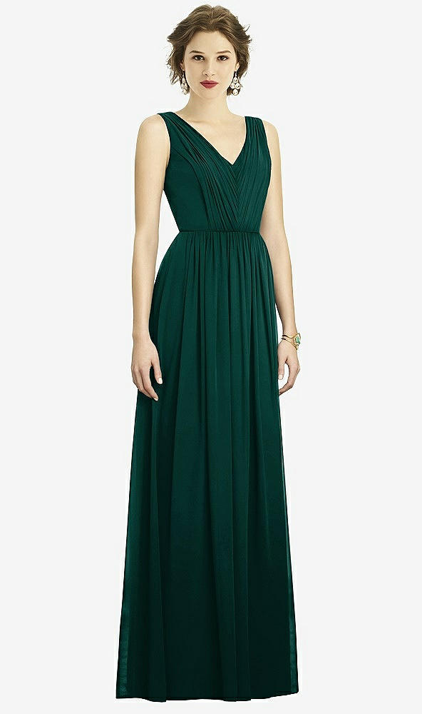 Front View - Evergreen Dessy Bridesmaid Dress 3005