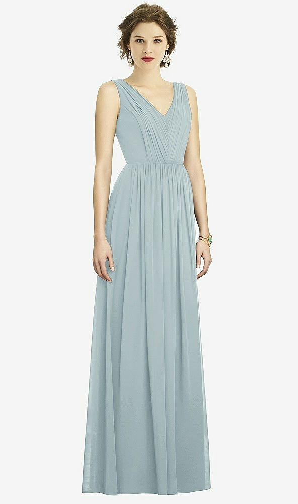 Front View - Morning Sky Dessy Bridesmaid Dress 3005