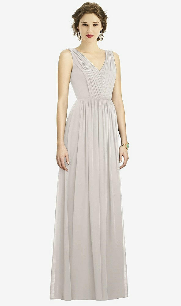 Front View - Oyster Dessy Bridesmaid Dress 3005