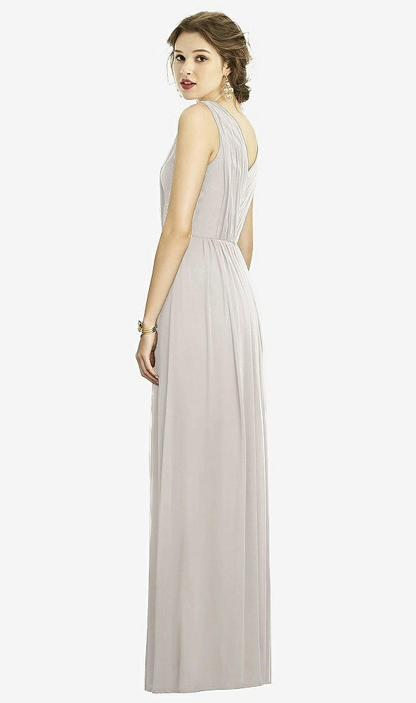 Back View - Oyster Dessy Bridesmaid Dress 3005