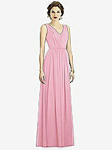 Front View Thumbnail - Peony Pink Dessy Bridesmaid Dress 3005