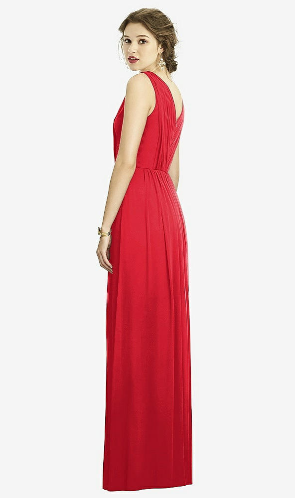 Back View - Parisian Red Dessy Bridesmaid Dress 3005