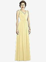 Front View Thumbnail - Pale Yellow Dessy Bridesmaid Dress 3005