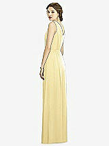 Rear View Thumbnail - Pale Yellow Dessy Bridesmaid Dress 3005