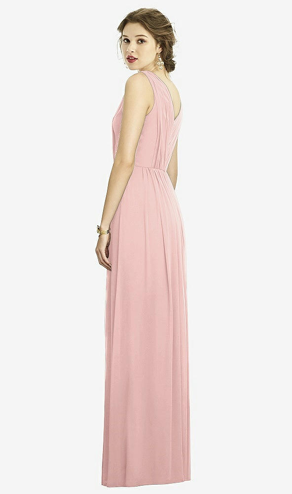 Back View - Rose - PANTONE Rose Quartz Dessy Bridesmaid Dress 3005