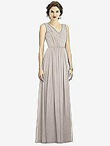 Front View Thumbnail - Taupe Dessy Bridesmaid Dress 3005