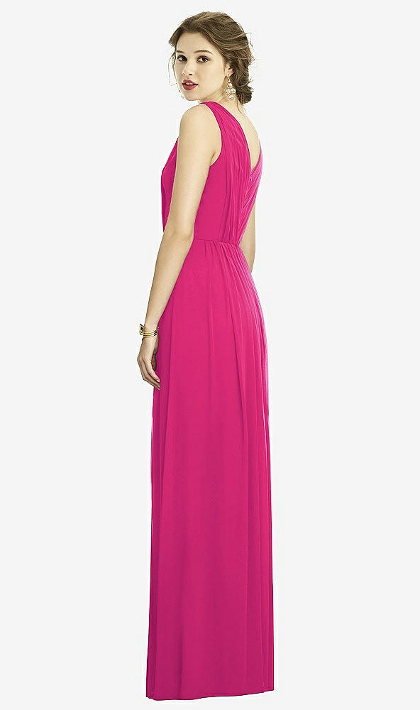Back View - Think Pink Dessy Bridesmaid Dress 3005
