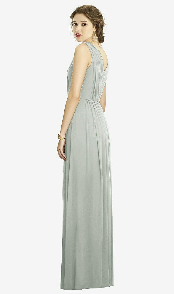 Back View - Willow Green Dessy Bridesmaid Dress 3005