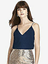 Front View Thumbnail - Midnight Navy After Six Bridesmaid Top T1507
