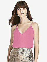 Front View Thumbnail - Orchid Pink After Six Bridesmaid Top T1507