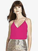 Front View Thumbnail - Think Pink After Six Bridesmaid Top T1507