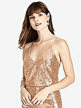 Front View Thumbnail - Copper Rose After Six Bridesmaid Top T1508