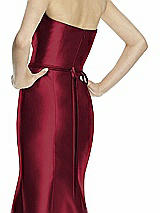 Rear View Thumbnail - Burgundy Beaded Sash for Style D742