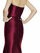 Rear View Thumbnail - Cabernet Beaded Sash for Style D742