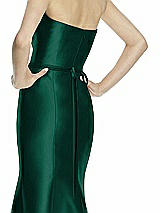 Rear View Thumbnail - Hunter Green Beaded Sash for Style D742