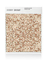 Front View Thumbnail - Rose Gold Elle Sequin Fabric Swatch