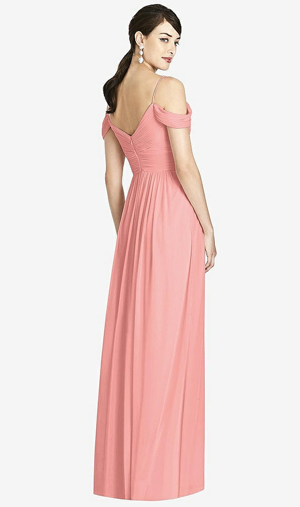 Back View - Apricot Alfred Sung Bridesmaid Dress D743