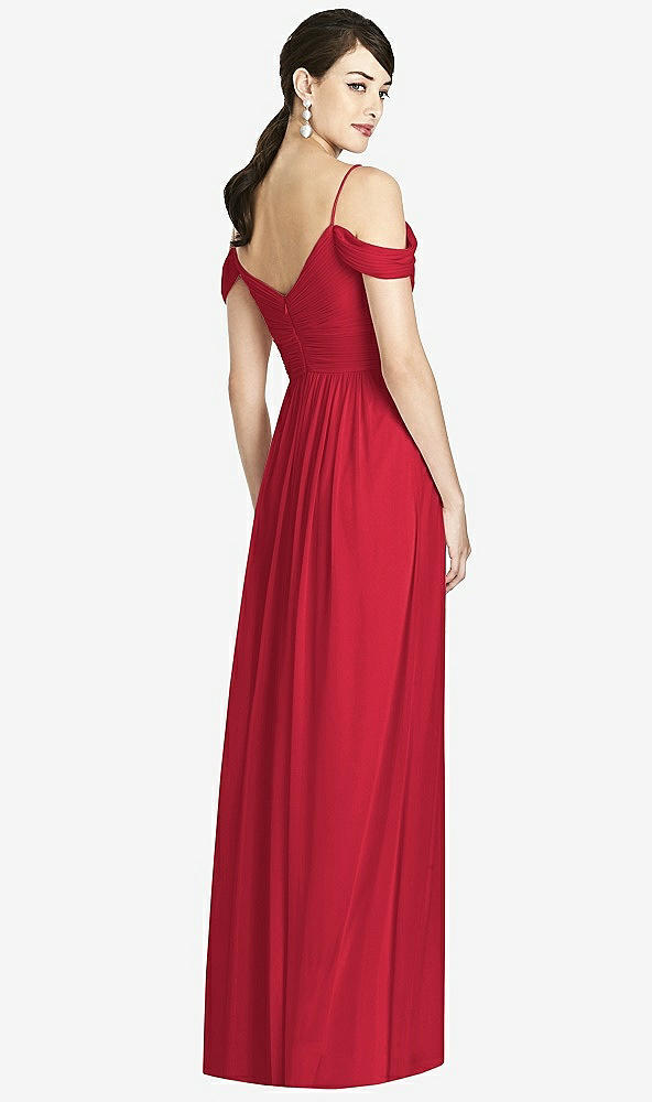 Back View - Flame Alfred Sung Bridesmaid Dress D743