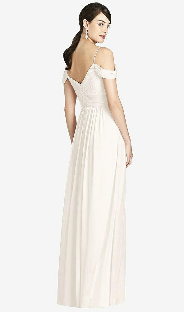 Back View - Ivory Alfred Sung Bridesmaid Dress D743