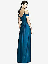 Rear View Thumbnail - Ocean Blue Alfred Sung Bridesmaid Dress D743