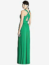 Rear View Thumbnail - Pantone Emerald Alfred Sung Bridesmaid Dress D744