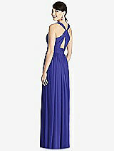 Rear View Thumbnail - Electric Blue Alfred Sung Bridesmaid Dress D744