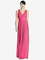 Front View Thumbnail - Forever Pink Alfred Sung Bridesmaid Dress D744