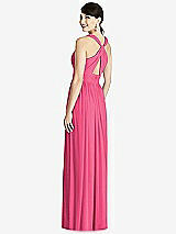 Rear View Thumbnail - Forever Pink Alfred Sung Bridesmaid Dress D744